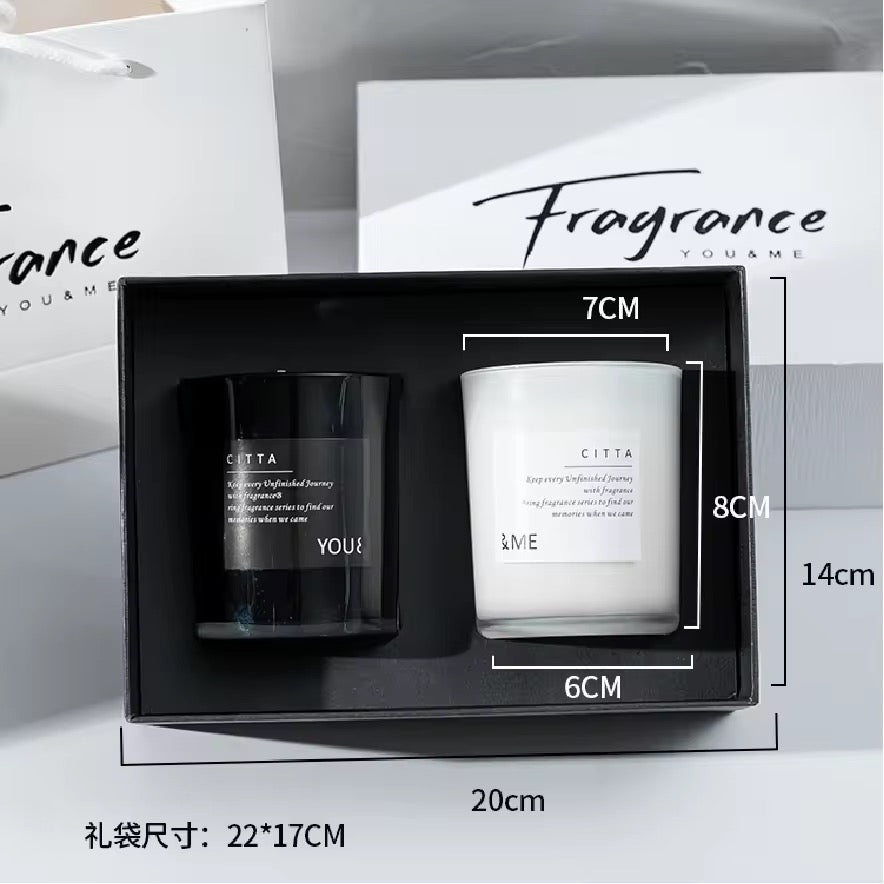 YOU & ME Luxury Scented Candle Gift Set