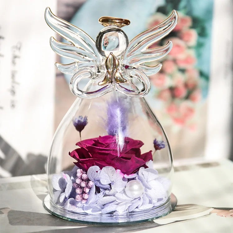 Angel's Blessing Preserved Rose Dome