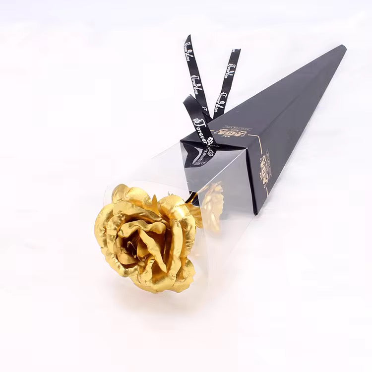24K Gold Foil Rose