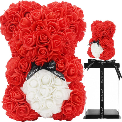 Rose Bears with Hearts