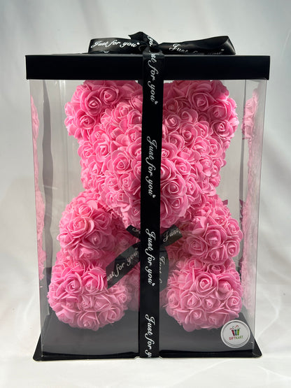 Rose Teddy with Deluxe Box