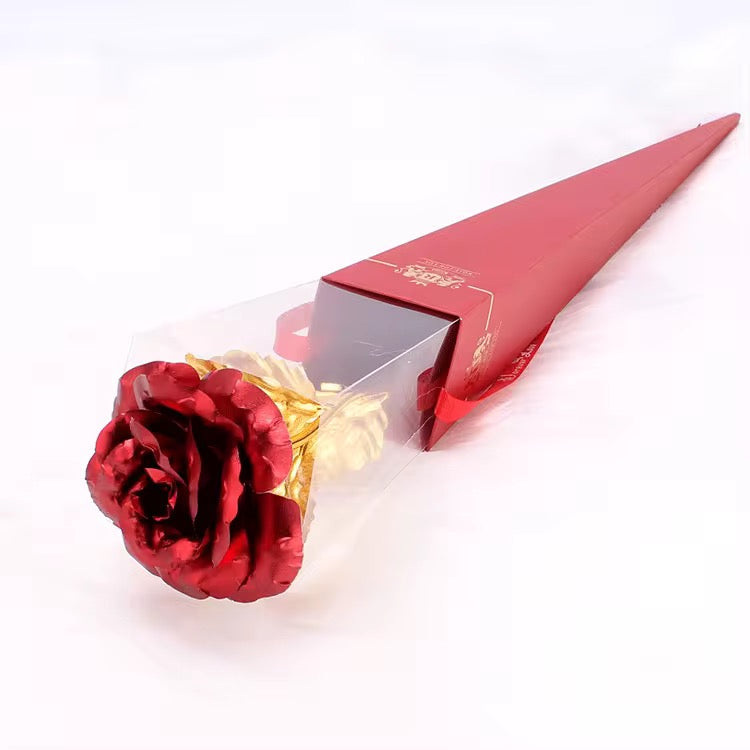 24K Gold Foil Rose