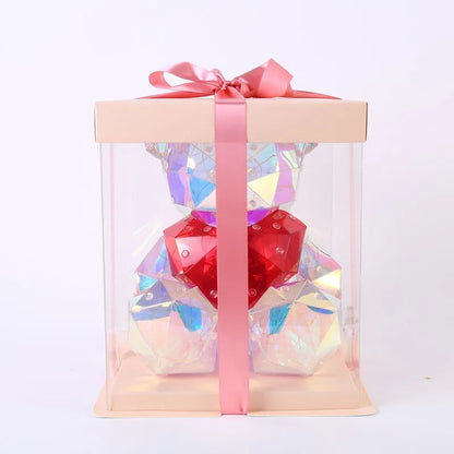 Holographic Rose  Teddy