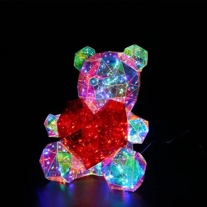 Holographic Rose  Teddy