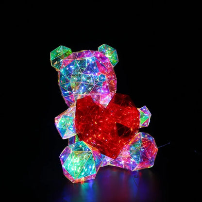 Holographic Rose  Teddy