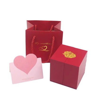 Metal Rose jewellery Box
