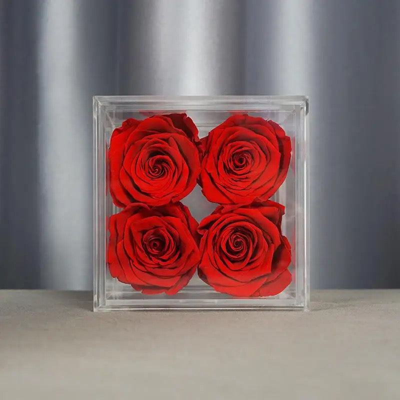 Roses In Acrylic Box